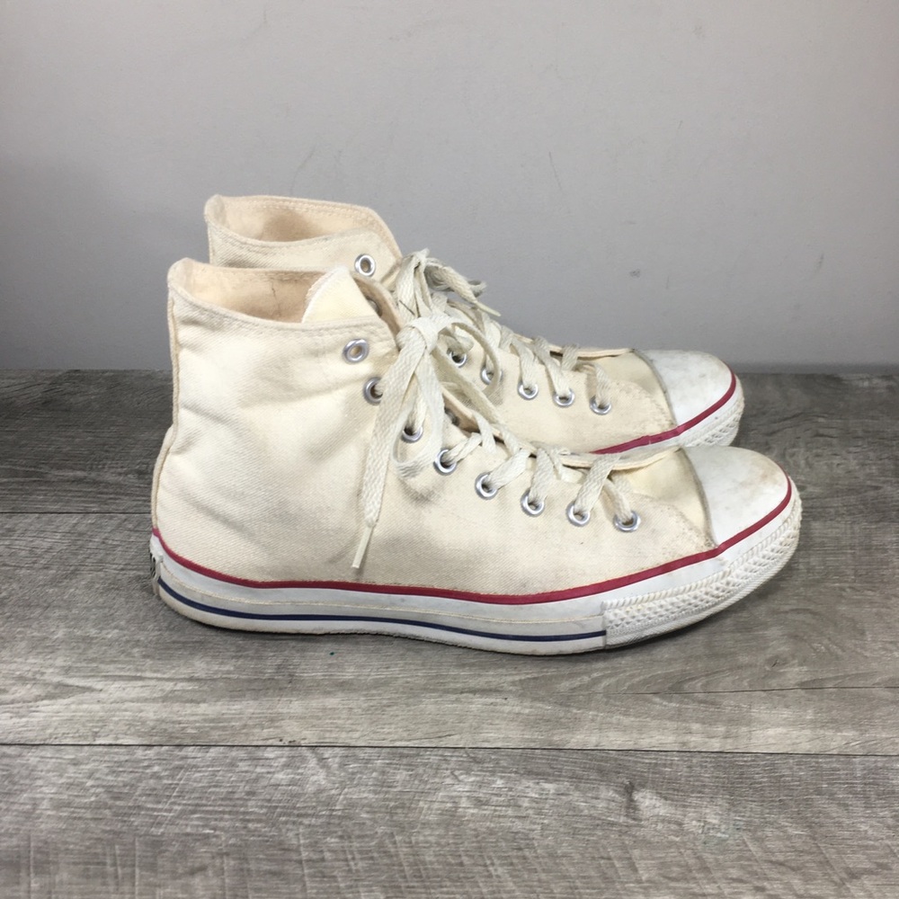 Vtg CONVERSE Chucks All Star High Top Men's Shoes Sneakers Kicks 9.5 Made in USA